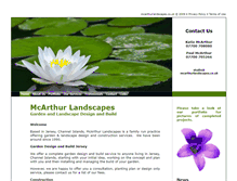Tablet Screenshot of mcarthurlandscapes.co.uk